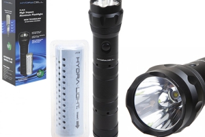 Hydracell Single Cell Aluminium Flashlight a safe and eco-friendly alternative Powered by H2O 841067